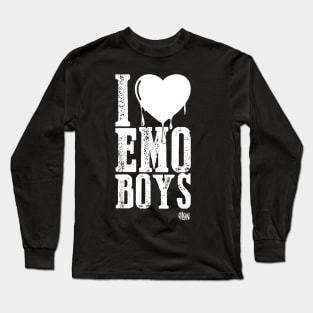 I love EMO Boys Long Sleeve T-Shirt